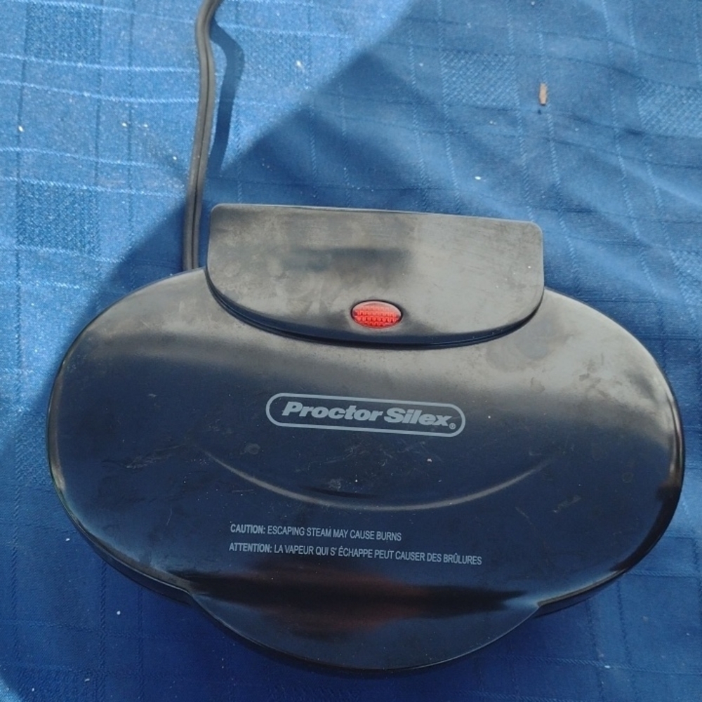 Proctor Silex Black Sandwich Maker NWOT